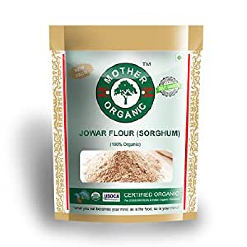 Mother Organic  Jowar Flour( Sorghum) from India